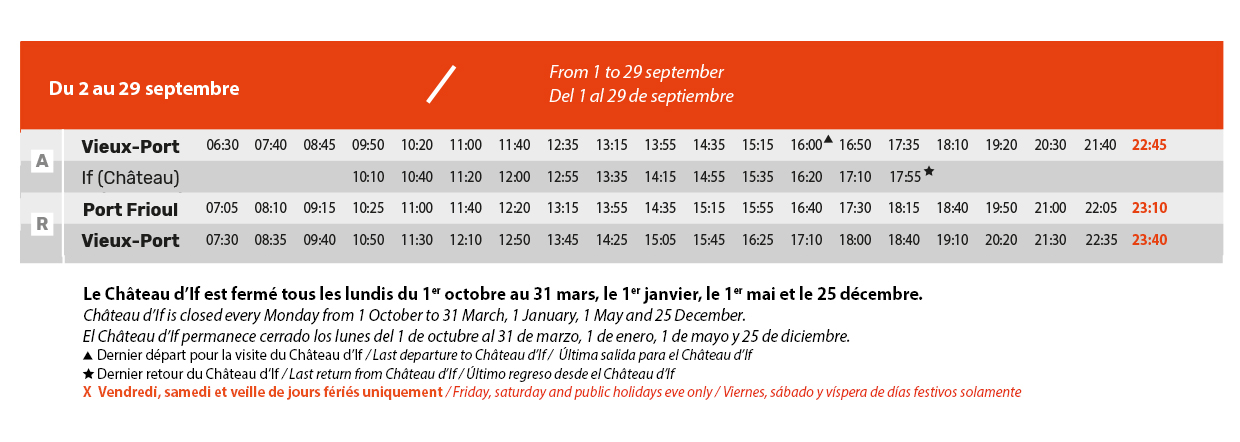 Grille horaire