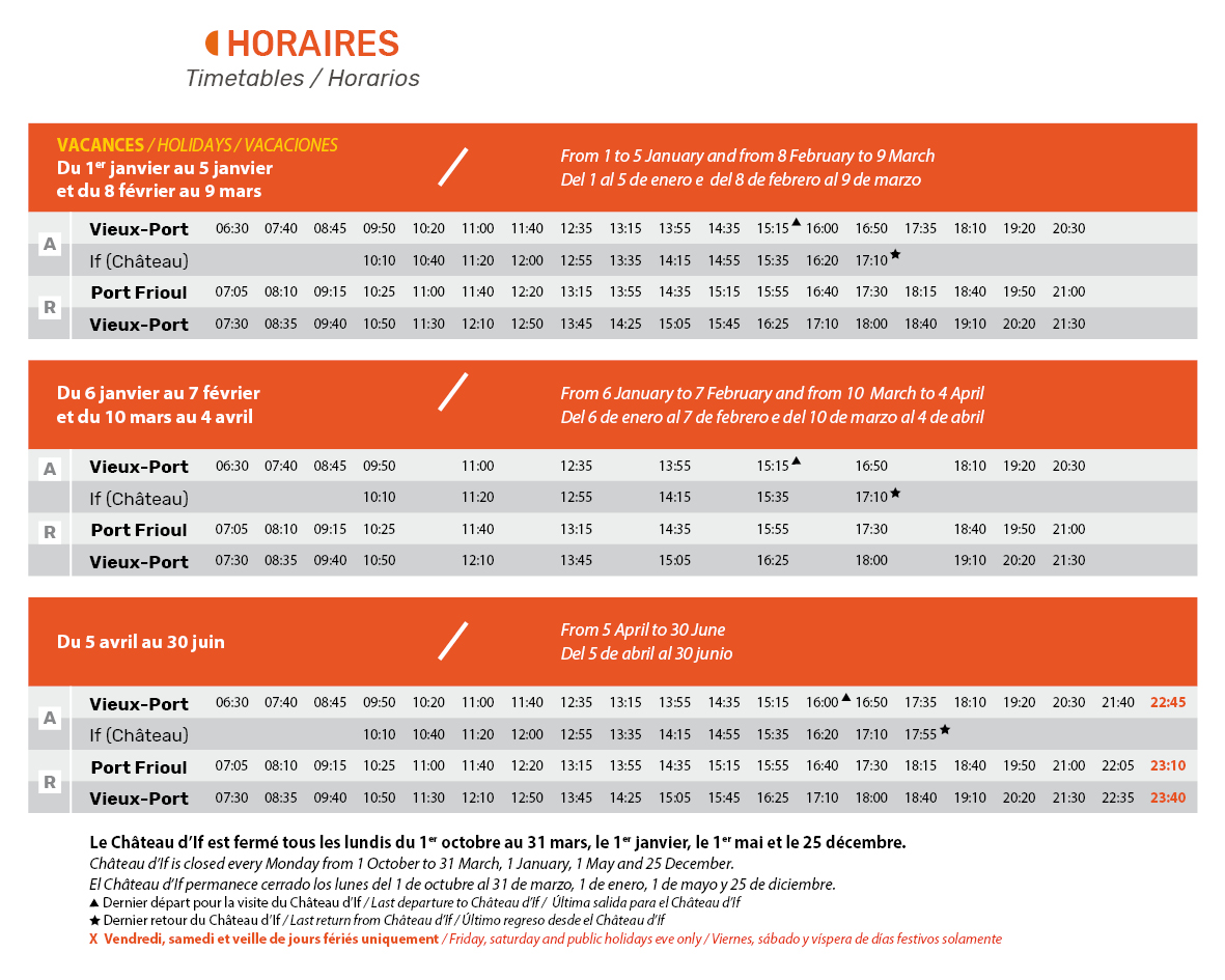 Grille horaire